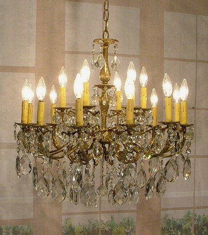 Lamp And Chandelier Restoration, Rewiring A Crystal Chandelier Worth